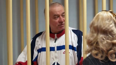Sergei Skripal under sin rättegång i Moskva, 2006.