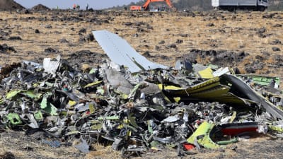 Det kraschade Boenig-flygplanet i Etiopien.
