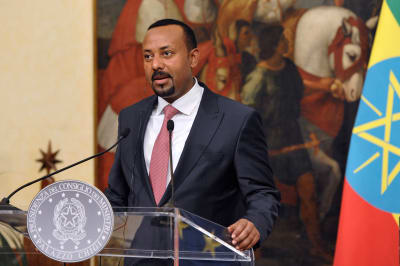 Abiy Ahmed, etiopiens premiärminister.