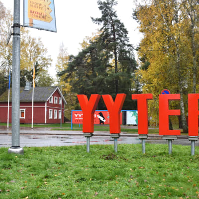 Yyteri-kyltti Yyterissä.