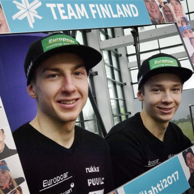 Ilkka Herola och Eero Hirvonen bildar Finlands lag i teamsprinten.