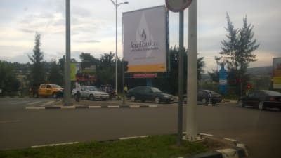 Reklam för folkmordsminnesveckan i Rwanda