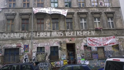 Ockuperat hus i Berlin.