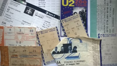 U2-biljetter.