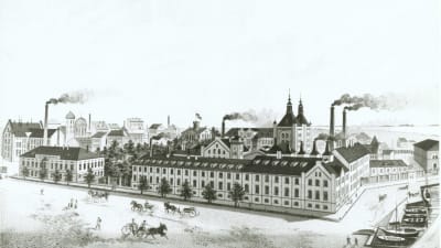 Sandviken i Helsingfors på 1870-talet