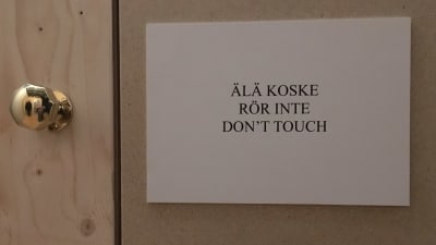 På utställningen Rädsla på Helsingfors Stadsmuseum