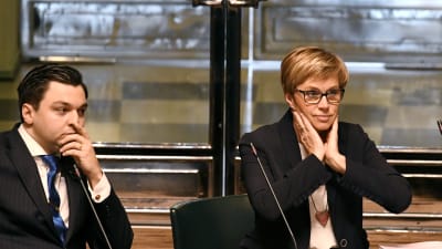 Joakim Strand och Veronica Rehn-Kivi.