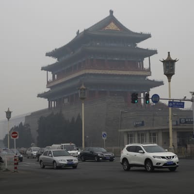 Smog i Beijing i december 2015.