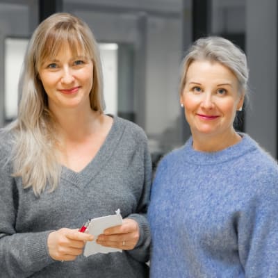 Yle Tampereen toimittajat Anna Sirén ja Katri Tapola