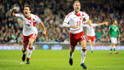 Danmark avancerade till VM-slutspelet i fotboll.