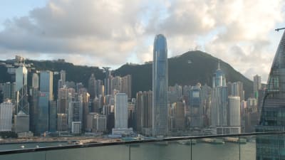 Hongkongs finansdistrikt.