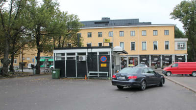 Taxistationen vid Borgå torg
