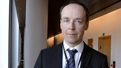 Sannfinländarnas partiledarkandidat Jussi Halla-aho.