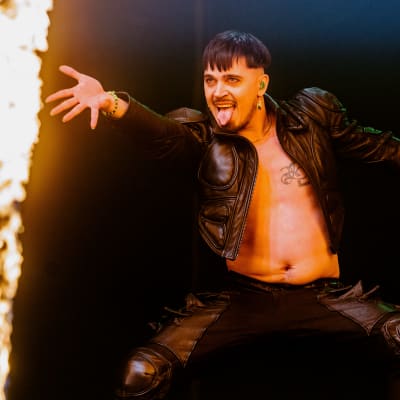 Käärijän konsertti Helsingin jäähallissa.