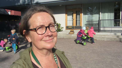 Yvonne Althoff är närvårdare på Rasebo daghem i Ekenäs.