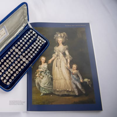 Marie Antoinettes armband med diamanter. De såldes på Christie's auktion i Schweiz 