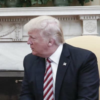 Sergej Lavrov och Donald Trump.