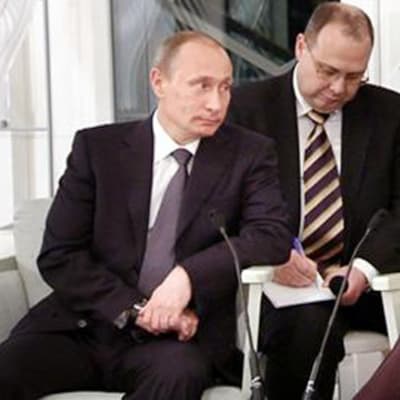 Putin och Halonen på Talludden