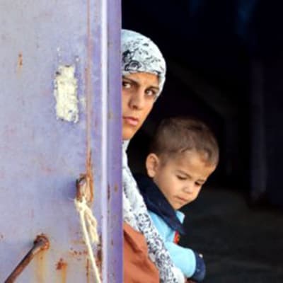 Syriska flyktingar i Turkiet.