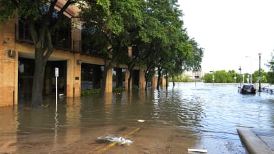 Översvämning i Houston i Texas