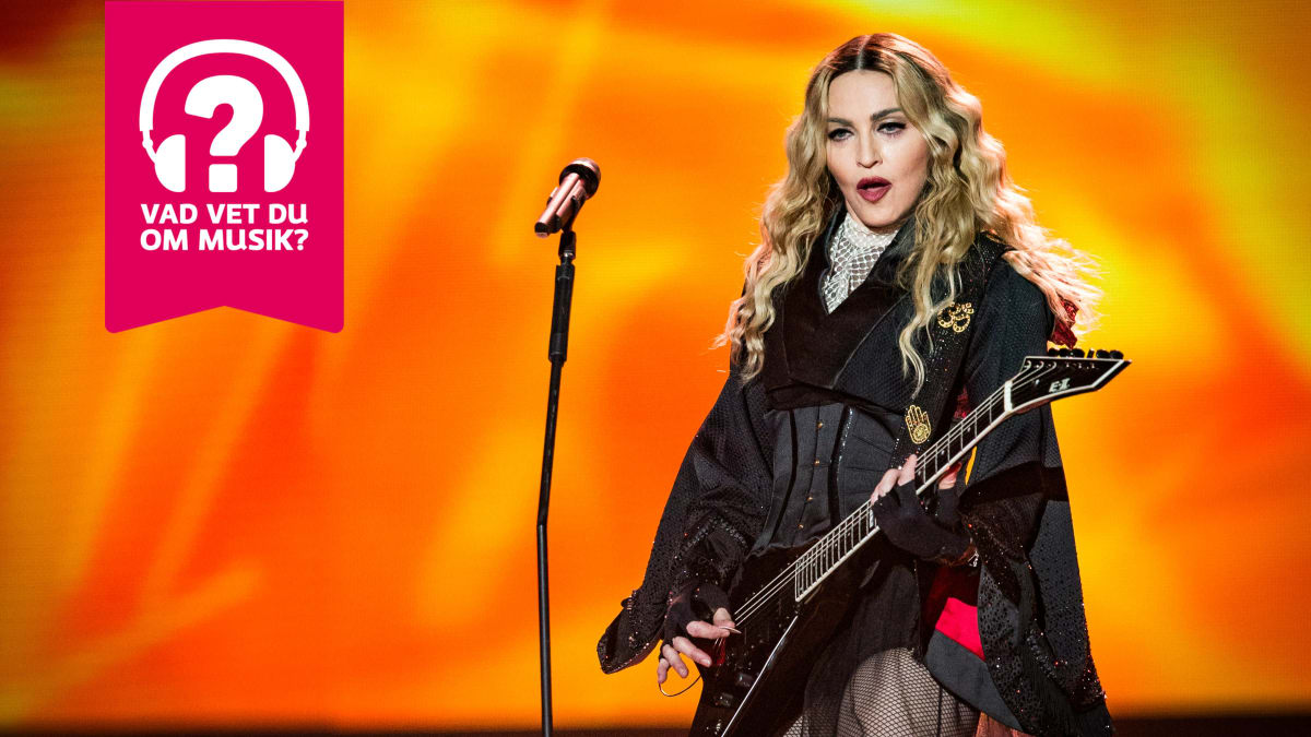 Musiktest Vad hette Madonnas första hit och vilken skådis sjöng Mika