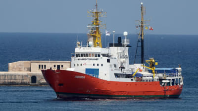 Räddningsfartyget Aquarius i Medelhavet