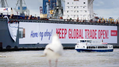 G20-möte i Hamburg den 7-8 juli.