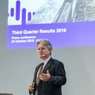 Nordeas koncernchef Casper von Koskull presenterar Nordeas resultat för det tredje kvartalet 2018.