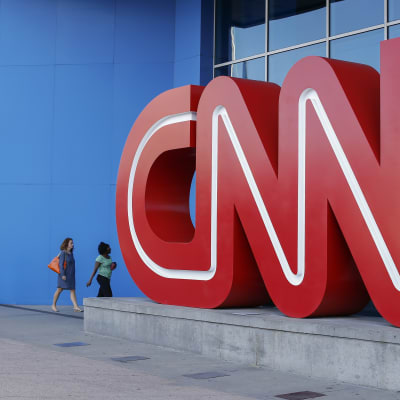 Stor CNN-logotyp. 