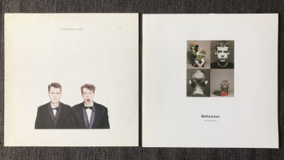 Pet Shop Boysin kaksi levynkantta.