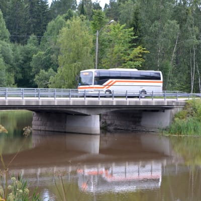 Bron över Svartsån i Drägsby, Borgå.
