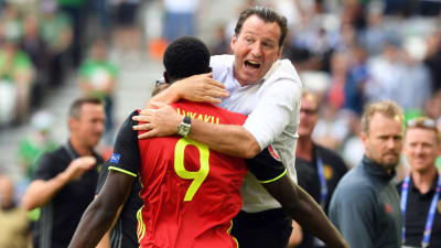 Lukaku har träffat rätt för Belgien.