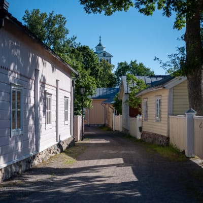 linvävaregatan i Ekenäs gamla stan