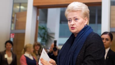 Litauens president Dalia Grybauskaitė