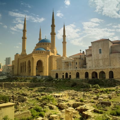 Moskén Al-Amin i Beirut, Libanon. 