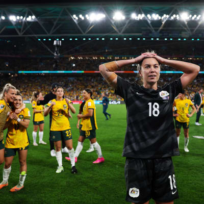 Australia tuuletti voittoa jalkapallon MM-kisoissa.