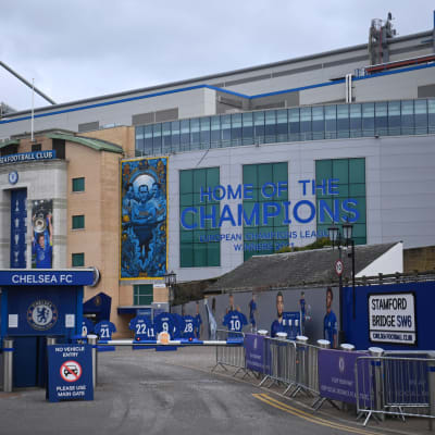 Kuva Chelsean kotiareenalta Stamford Bridgeltä.