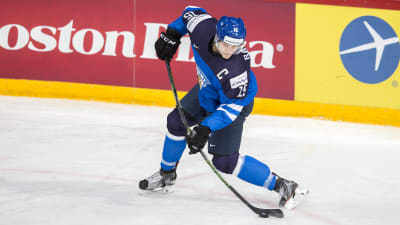 Mikko Rantanen tog JVM-guld med Finland i vintras.