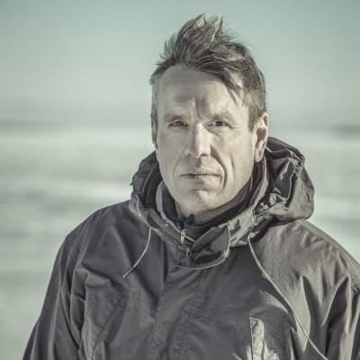 Anders Engström under inspelningarna av Tjockare än vatten säsong 2.
