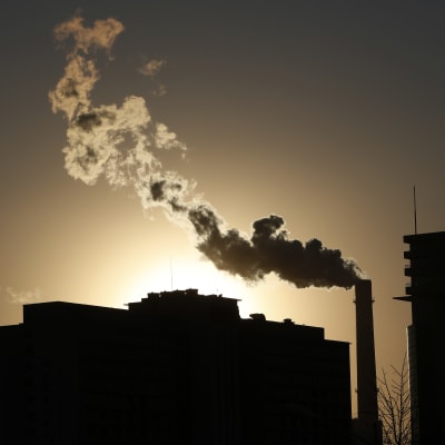 Värmekraftverk i Kinas huvudstad Peking i januari 2013. 