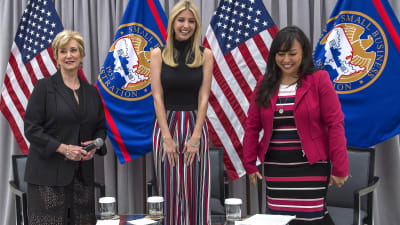 Ivanka Trump på ett möte med småföretagare.