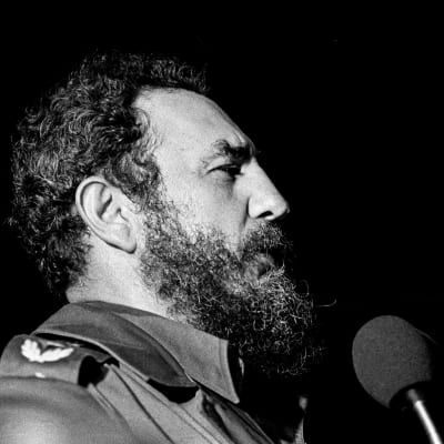 Fidel Castro talar i Havanna 1978.
