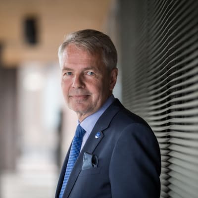 Vihreitten kansanedustaja ja presidenttiehdokas Pekka Haavisto, Pikkuparlamentti, 25.8.2017.