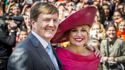 Kung Willem-Alexander och drottning Máxima, av Nederländerna.