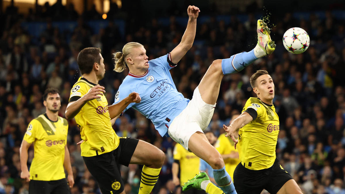 Manchester City avgjorde sent mot Dortmund – tränaren Guardiola hyllar Haalands akrobatiska mål: "Erling påminner om Zlatan" - Vimarsana News