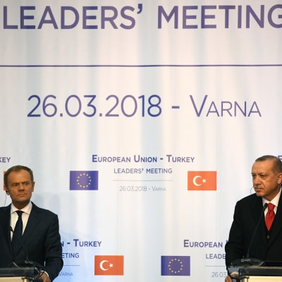 Ansträngda relationer mellan EU och Turkiet