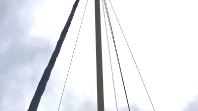 mast på en segelbåt