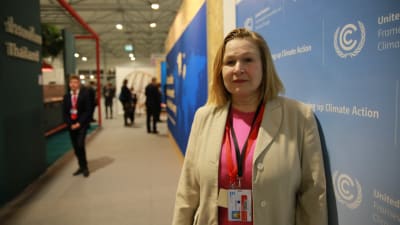 Finlands chefsförhandlare på klimatmötet Outi Honkatukia