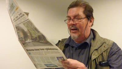 Johan Moberg läste in Åbo underrättelser som taltidning.