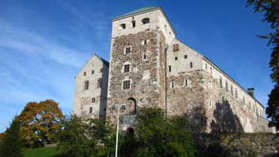 Åbo slott sett från hamnen.